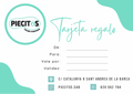 Tarjeta regalo de Piecitos Barefoot